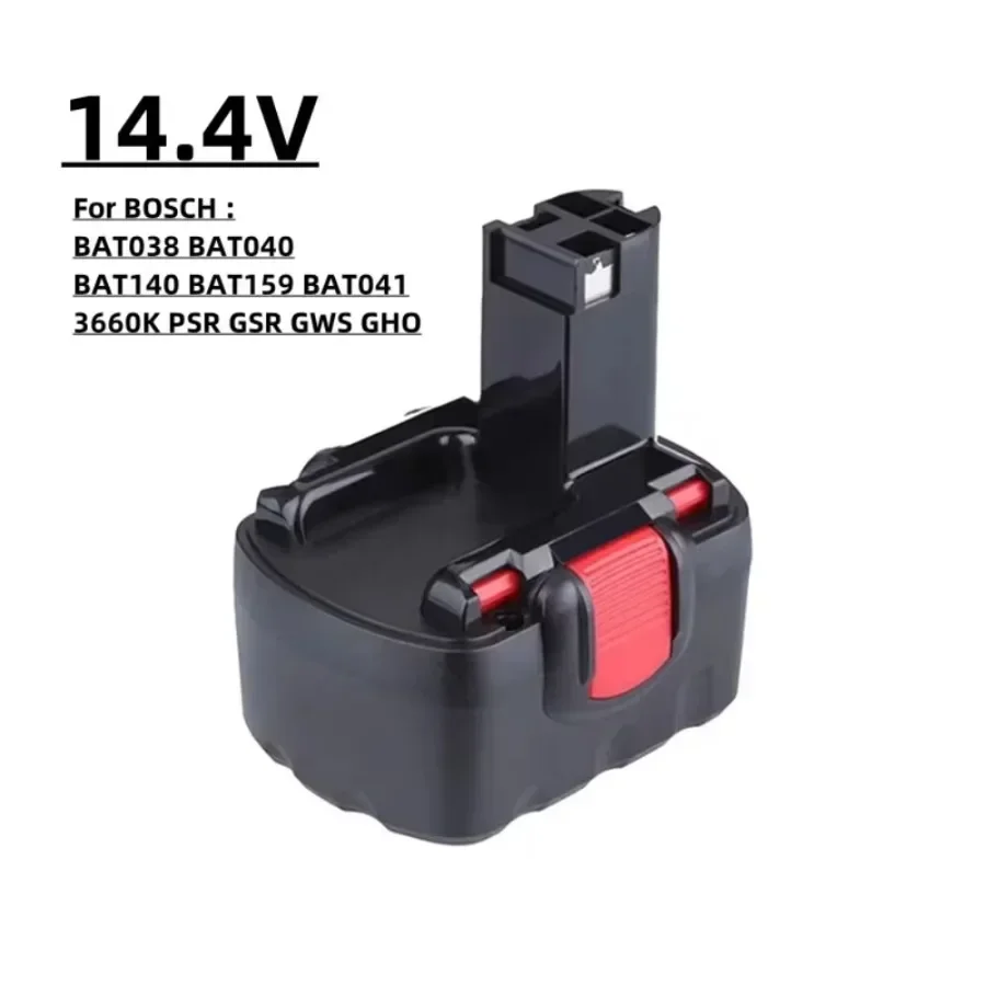 12800mAh 14.4V Power Tools NI-CD Battery for Bosch BAT038 BAT040 BAT140, PSR 14.4VE-2 GSR 14.4V GDS 