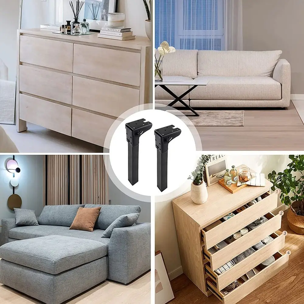 90° Folding Table Leg Replacement Metal DIY Bed Sofa Support Legs Bench Computer Desk Parts