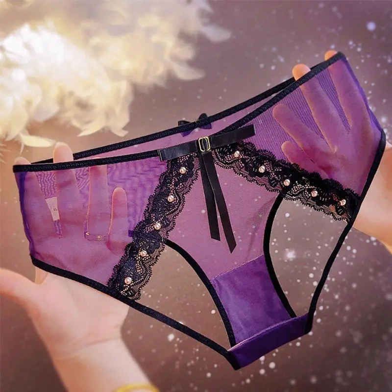 

Новые сексуальные кружевные трусы, женские бедра с большим вырезом, модные украшения с бриллиантами, мягкая сетчатая ткань и эластичные трусы