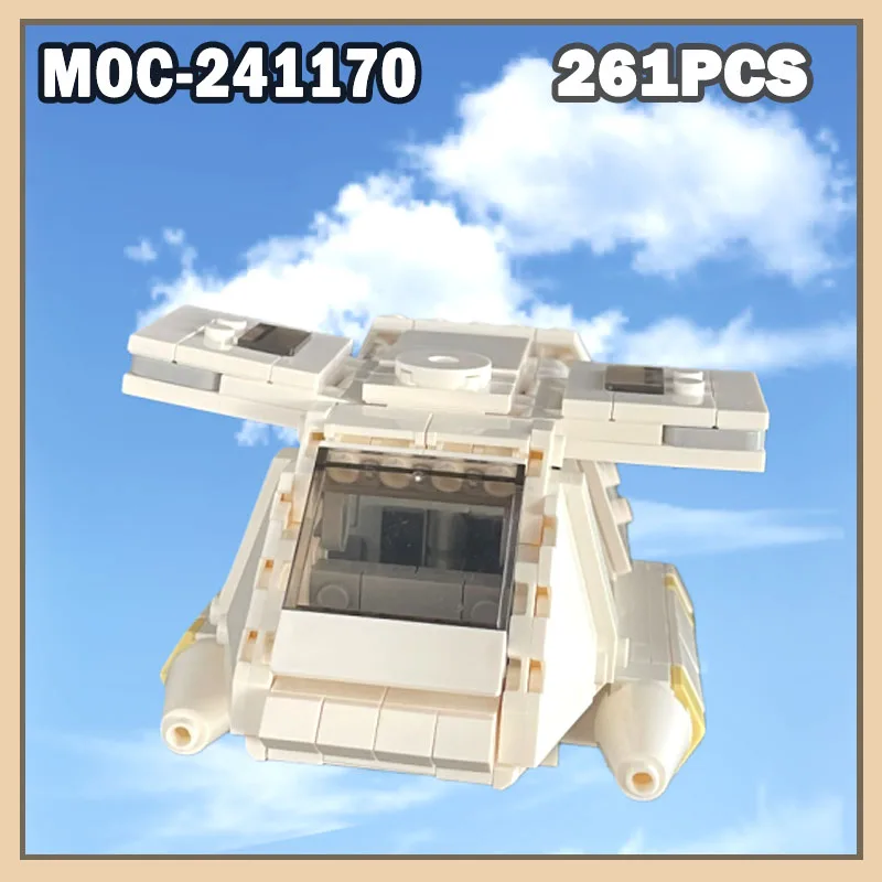 MOC-241170 Shuttlepod Building Blocks MOC Creative Starfighter Accessories Building Bricks 261PCS Space Fighter