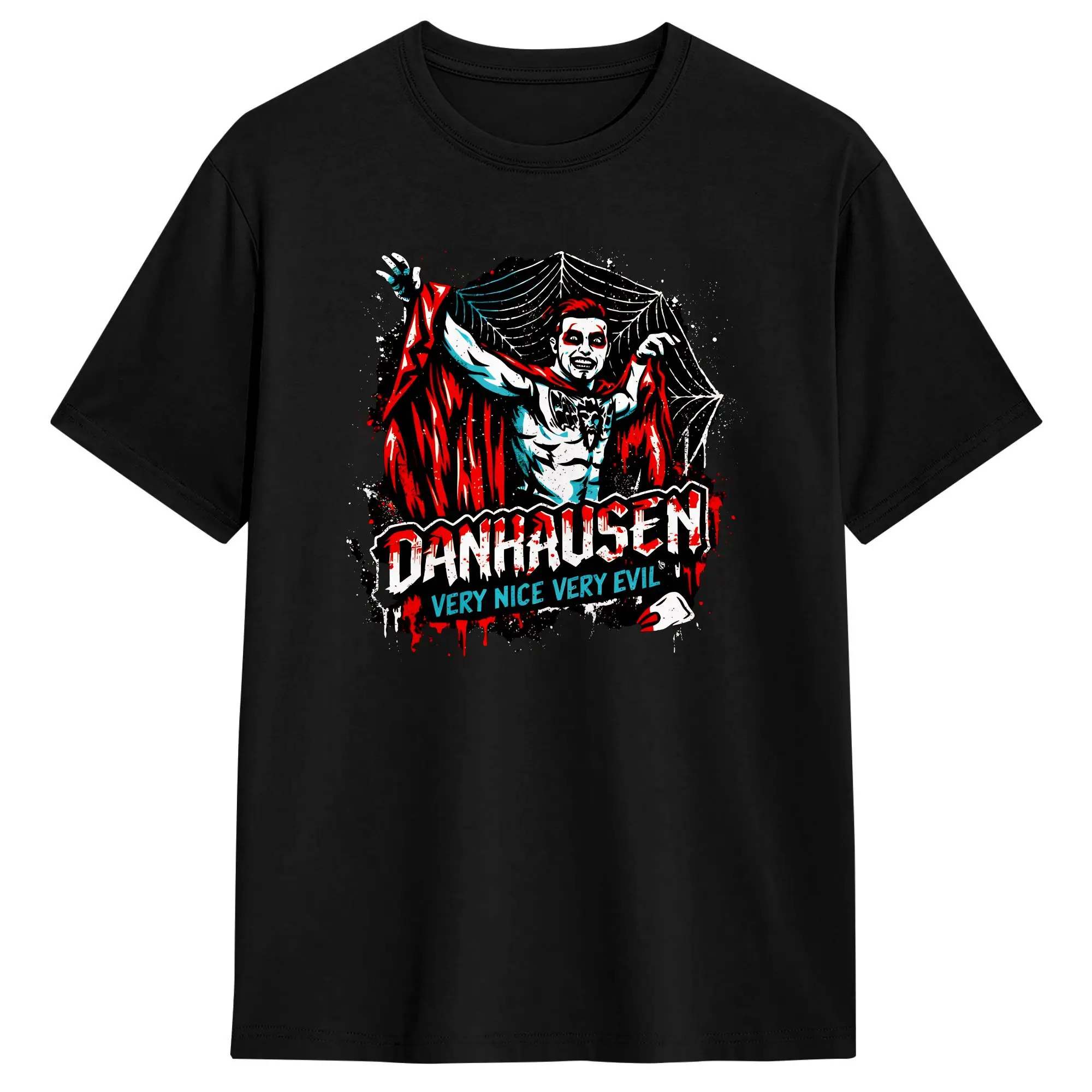 

Men's Very Nick Very Evil Danhausen Wrestling T Shirts 100% Cotton Tops Fashion Short Sleeve Crew Neck Tee Shirt Summer T-Shirt