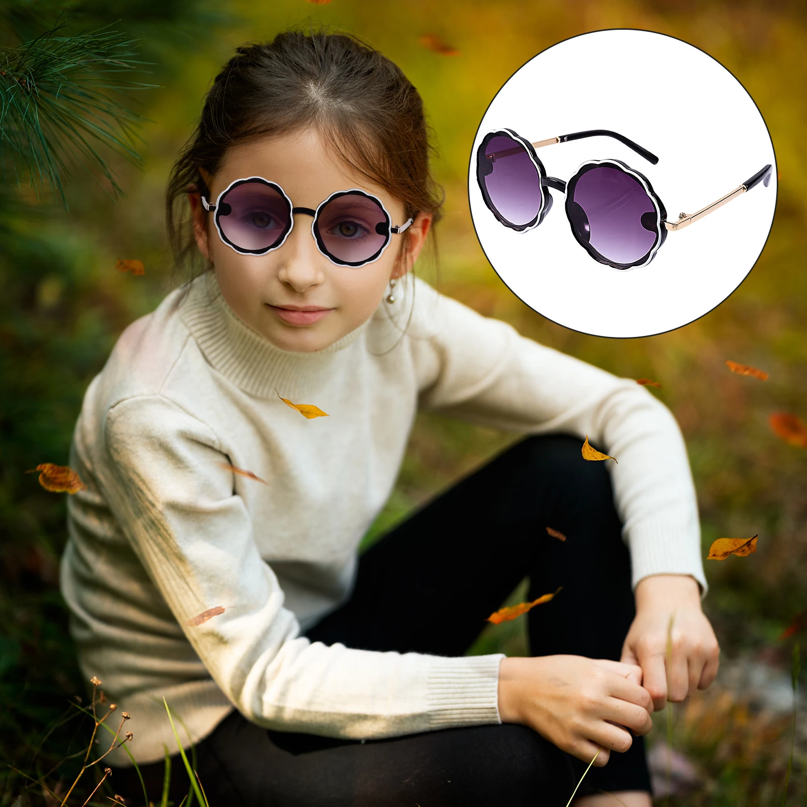 

1 пара солнцезащитных очков, модные солнцезащитные очки в цветочной оправе с защитой от ультрафиолета, летний пляжный подарок для путешествий, подарок для путешествий