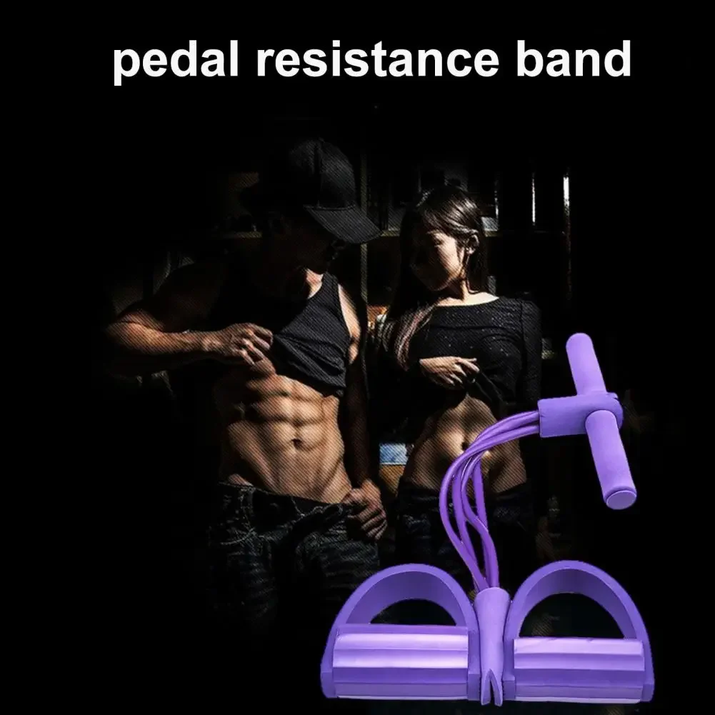 Spannseil mit rutschfestem Griff, tragbar, zum Abnehmen, Taille, Arm, Training, Yoga, Pedalzieher, Widerstandsband, Fitnessgeräte – Detail 9