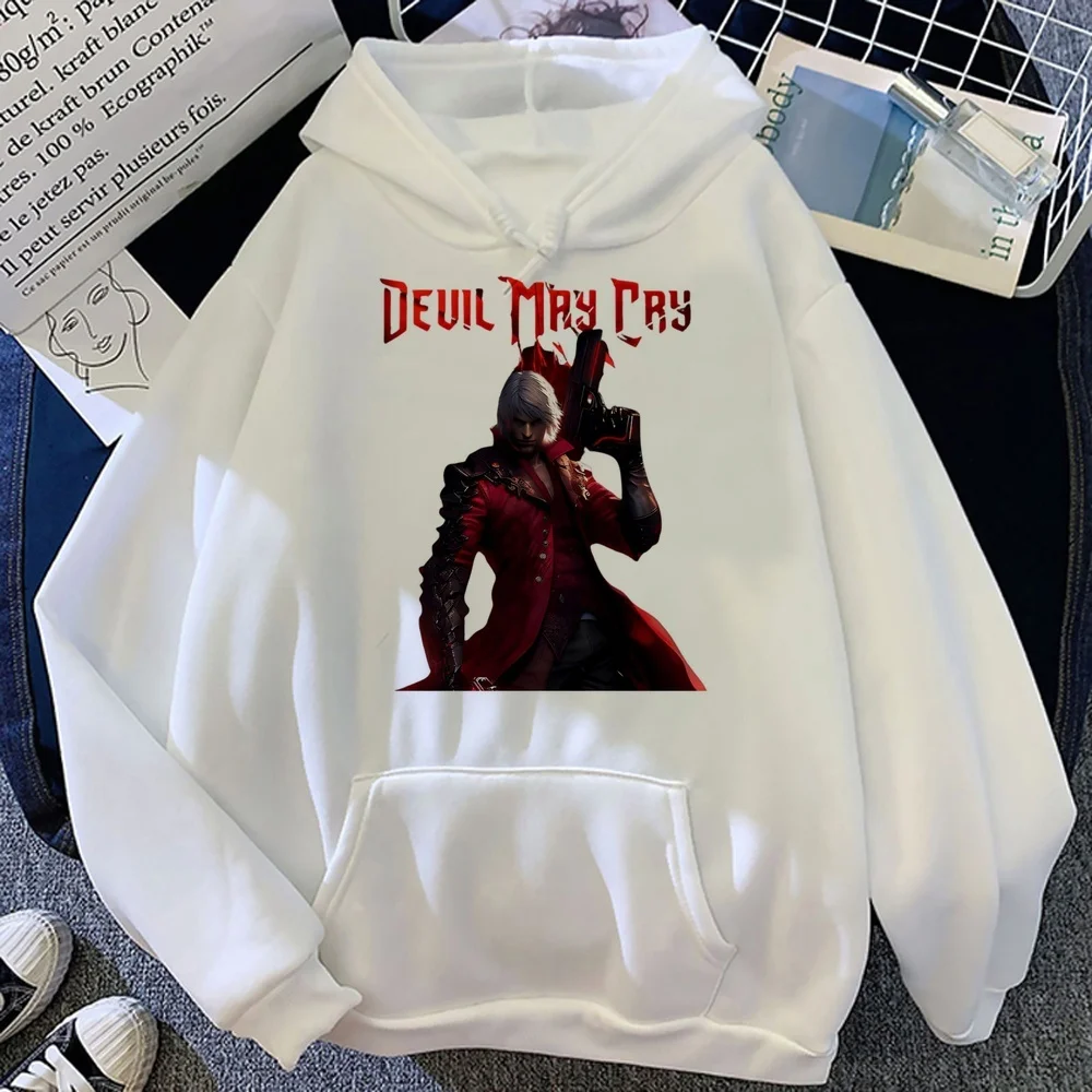 Devil May Cry hoodies fashion tops y2k 2000s sudadera mujer winter warm Female Aesthetic