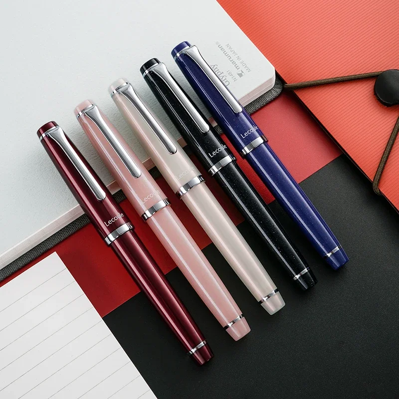 Hot Original Sailor Ghost & Four Seasons Transparent Fountain Pen Transfer Stone Limited Color Blue Green Resin Writing Pen