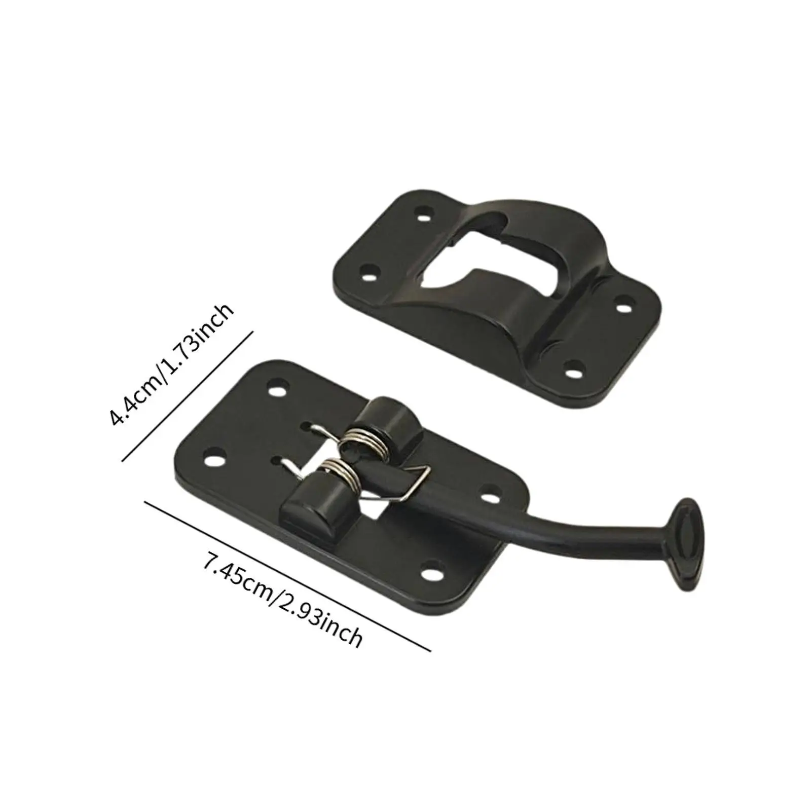 Trava genérica do suporte da porta do rv, trava do suporte da trava da porta, acessórios, suporte exterior da porta do fechamento da porta do rv para carrinho de ferramentas, campistas