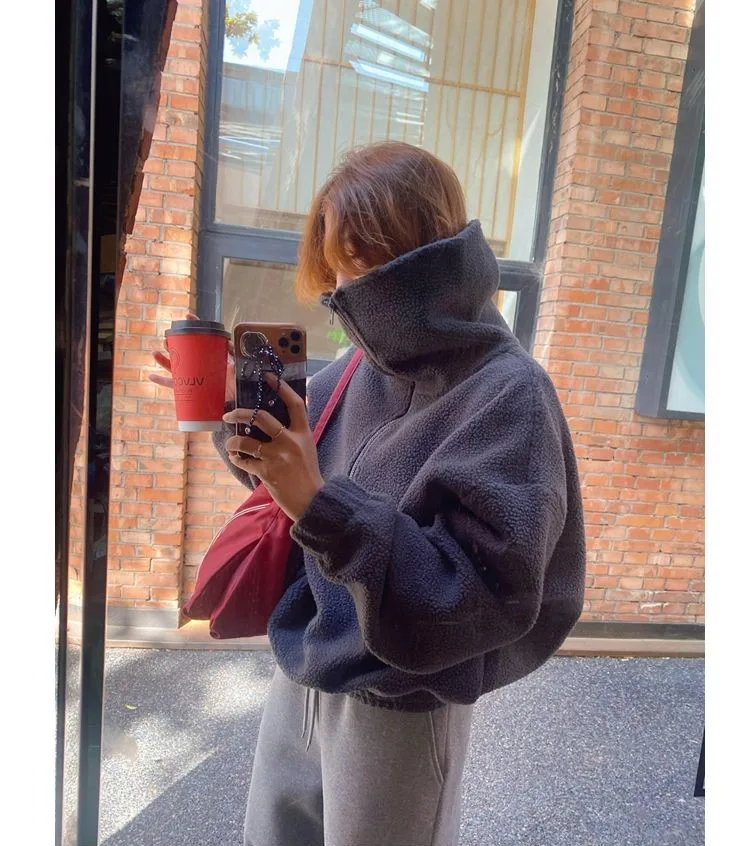 

Флисовая толстовка без шапки, женская романтическая летняя легкая тонкая минимализм, городская социальная милая, быстросохнущая, в стиле пэчворк с рисунком