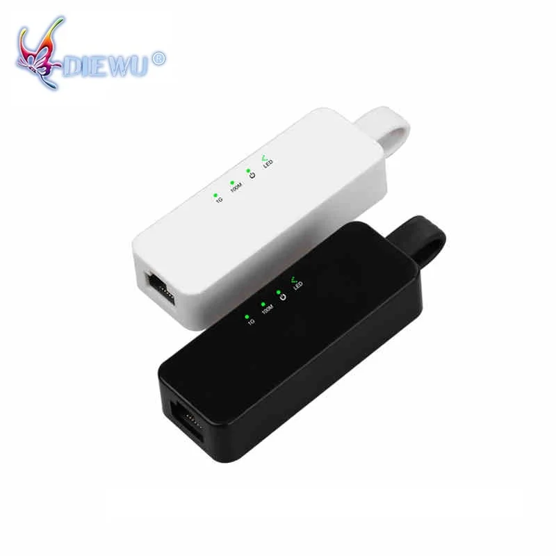 10 PCS RJ45 para USB3.0 para Ethernet Dobrável Cartão Lan INC Baixa Potência USB 3.0 Gigabit Ethernet Adaptador