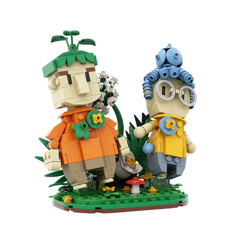 2-in-1 Family Bonding Building Set, Interactive Dual Model with Display Base, Heartwarming Gift for Teens & Adults