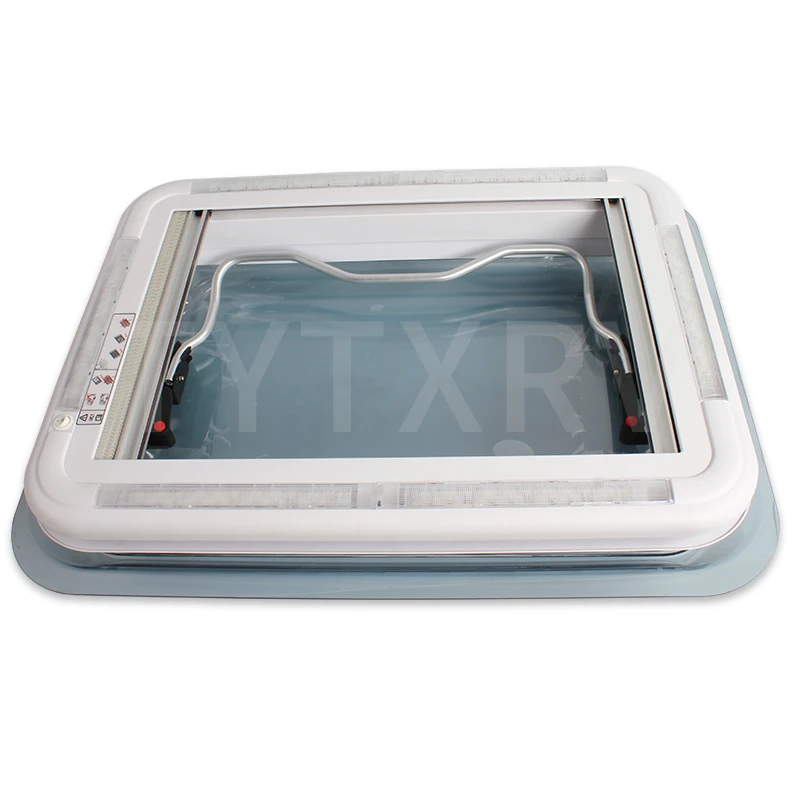 TYTXRV Camper Trailer RV Accessories 700*500 mm With LED Light UV resistant High Quality Circle Car Window