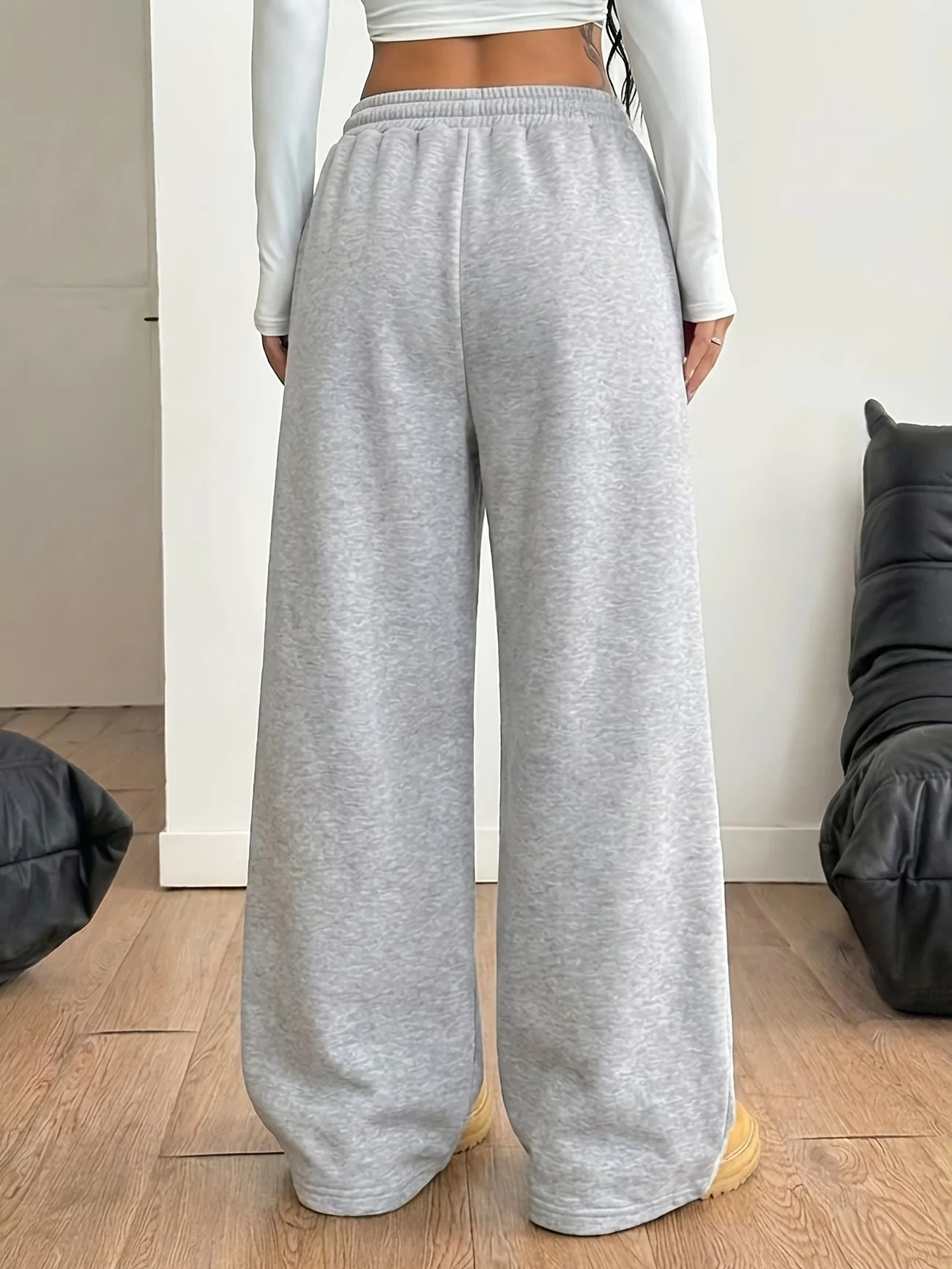 2026 Unisex Schnelltrocknende Gerade Hose Vintage Distressed Kreuzschwert-Muster Hose Y2K Gothic Hip Hop Streetwear Weite Hose – Detail 10