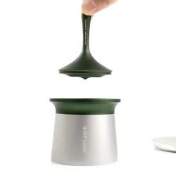 58mm Gyro Coffee Powder Cup Italian Hand-brewed Coffee Grinder External Card Powder Collector Barista Coffee Accessories