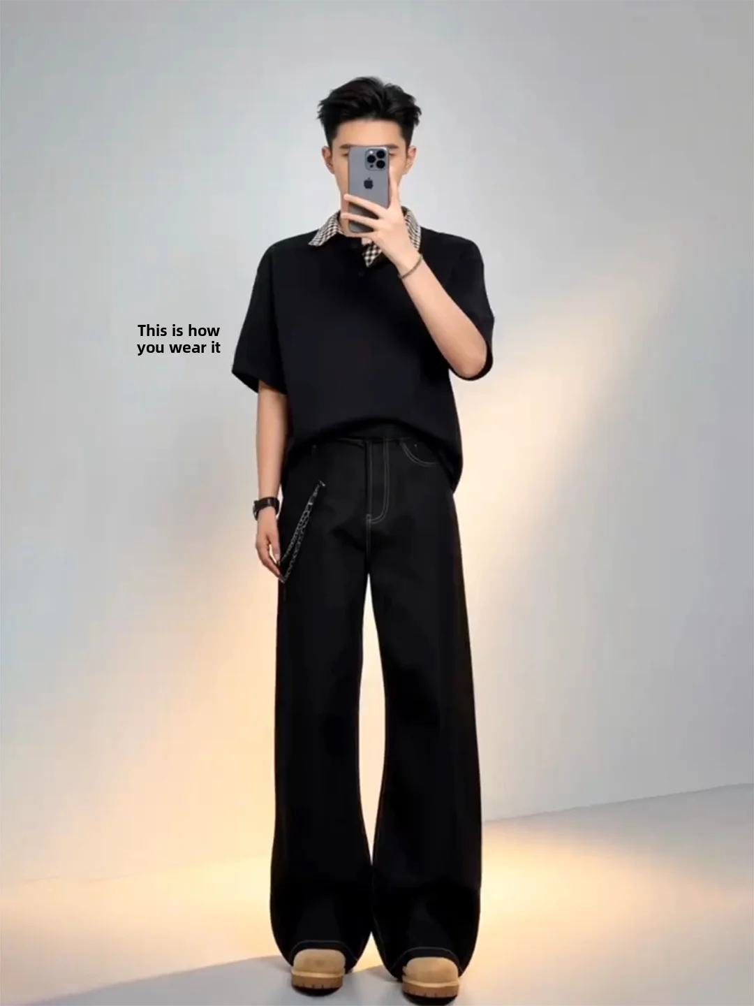 

Мужские джинсы Original Denim Bla: зауженный крой, прямые штанины, слегка расклешенные, повседневные, молодежный тренд, нелиняющие, не деформирующиеся