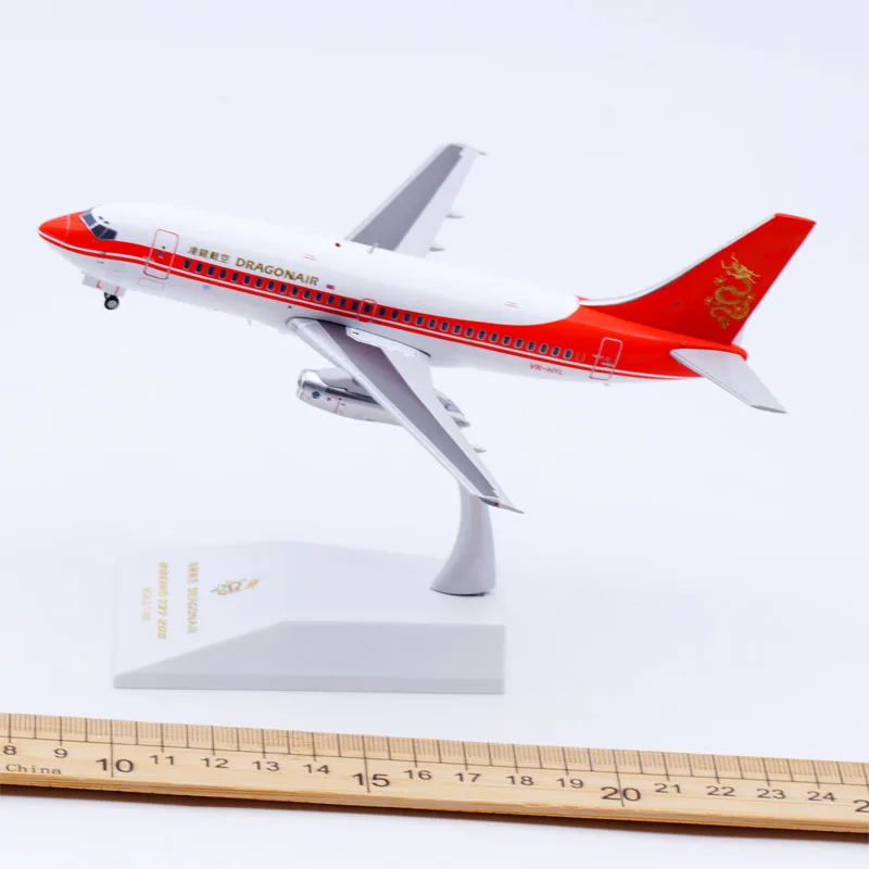 EW2732005 Alloy Collectible Plane Gift JC Wings 1:200 Dragonair Boeing B737-200 Diecast Aircraft Jet Model VR-HYL With Stand