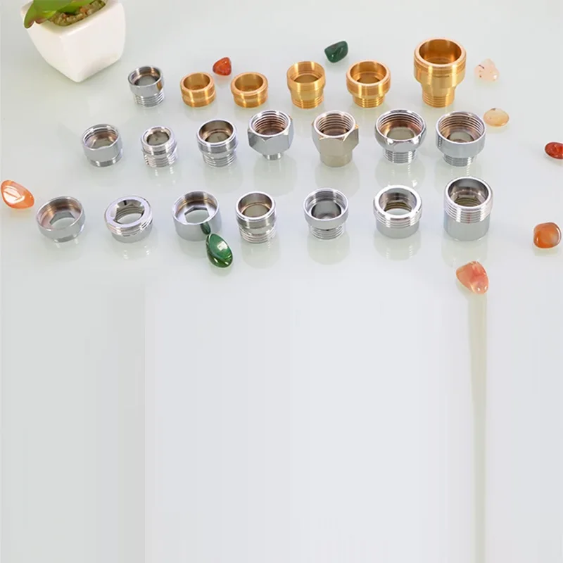 Adaptador de grifo, accesorio purificador de agua M20 / 22/24/28, cable exterior de diente fino a cable interior, diente grueso de cobre de 1/2 pulgadas