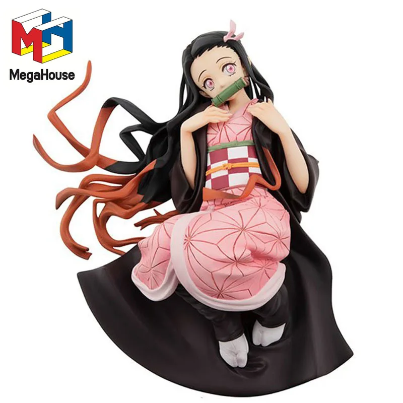 MegaHouse Genuine Demon Slayer GEM Anime Figure Kamado Nezuko Action Figure Toys For Boys Girls Kids Christmas Gift Model