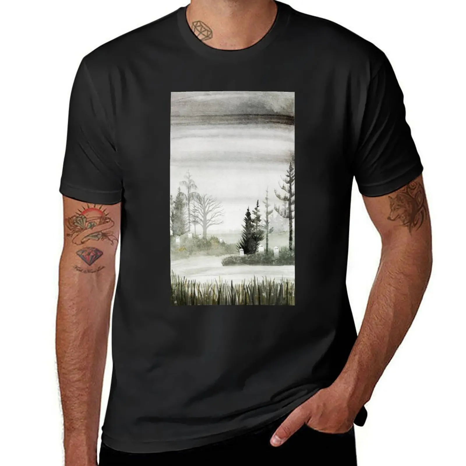 Wading Through The Marshes T-Shirt hippie clothes summer clothes new edition mens graphic t-shirts pack