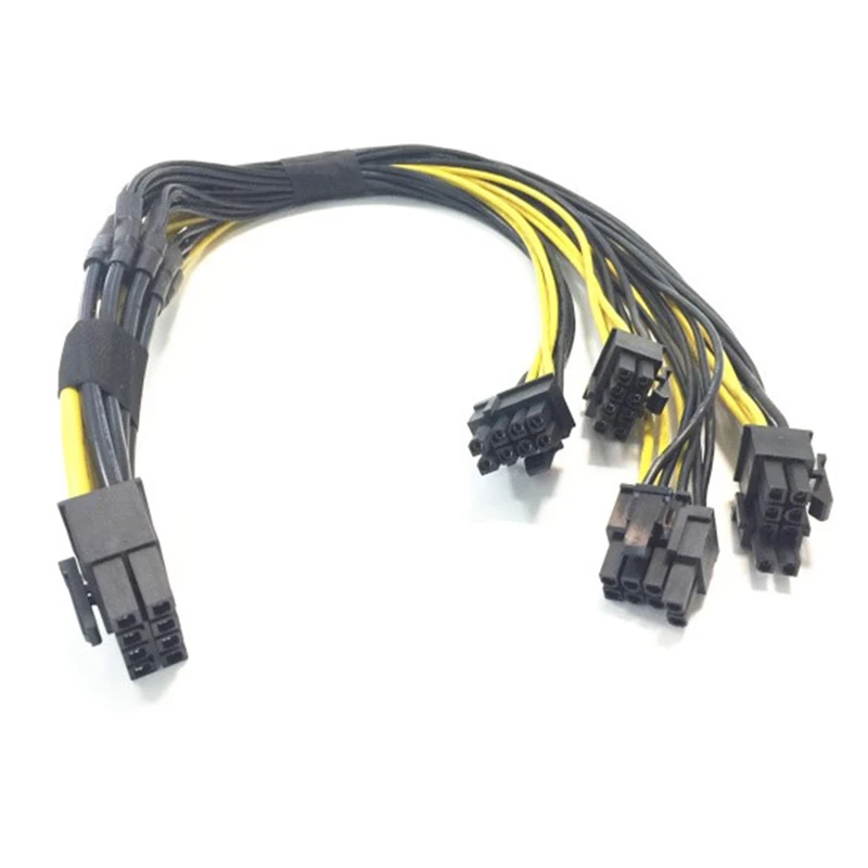 Computer Server GPU Video Card Power Cable PSU 8P To PCI-E 4X8pin(6+2) Power Supply Cable For Inspur 5468M5 TGC-1828-V5