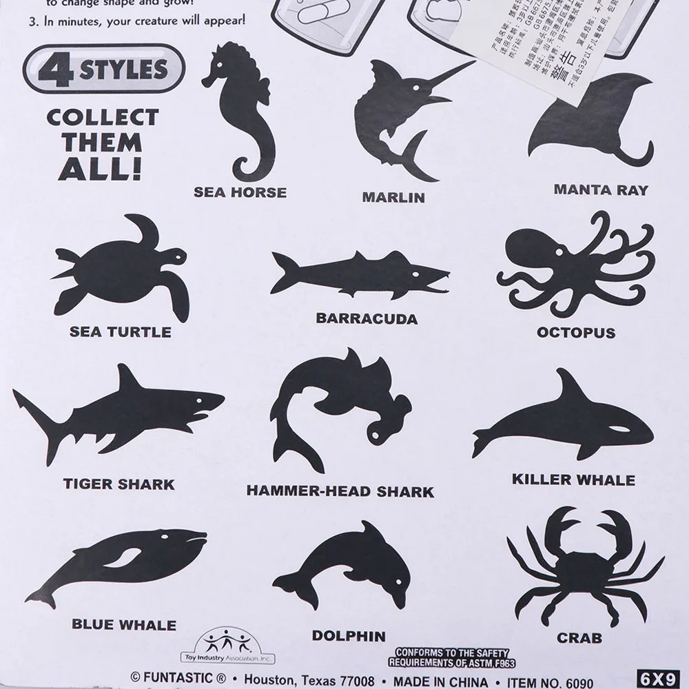 Cognition Novelty Trick Magic  Water Grow Up Cartoon Magic Grow Capsule Dinosaur  Growing In Water Expansion Capsule