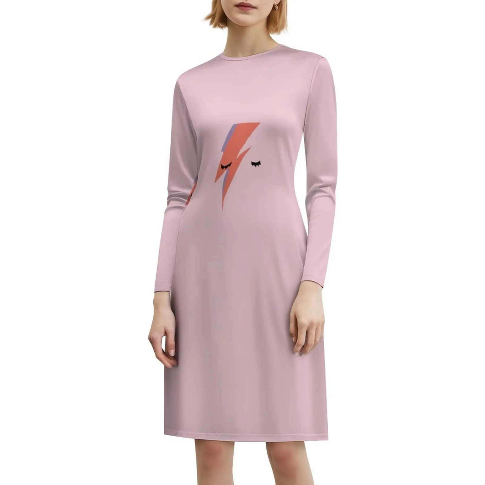 Aladdin Sane Ray Eye Querida Decote Vestido Elegante Vestido de Festa de Verão Para As Mulheres Aladdin Sane Ray Vestido Feminino