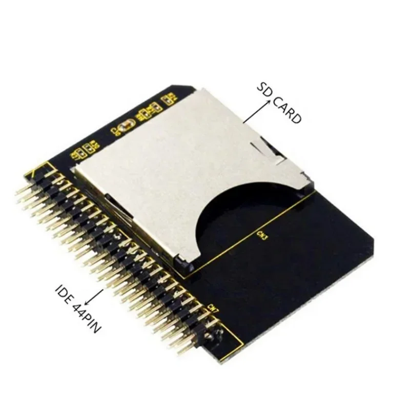SD إلى IDE 2.5 "44 دبوس محول SDHC/SDXC/MMC إلى IDE 2.5 بوصة 44pin ذكر محول بطاقة وحدة للكمبيوتر المحمول مجلس اردوينو