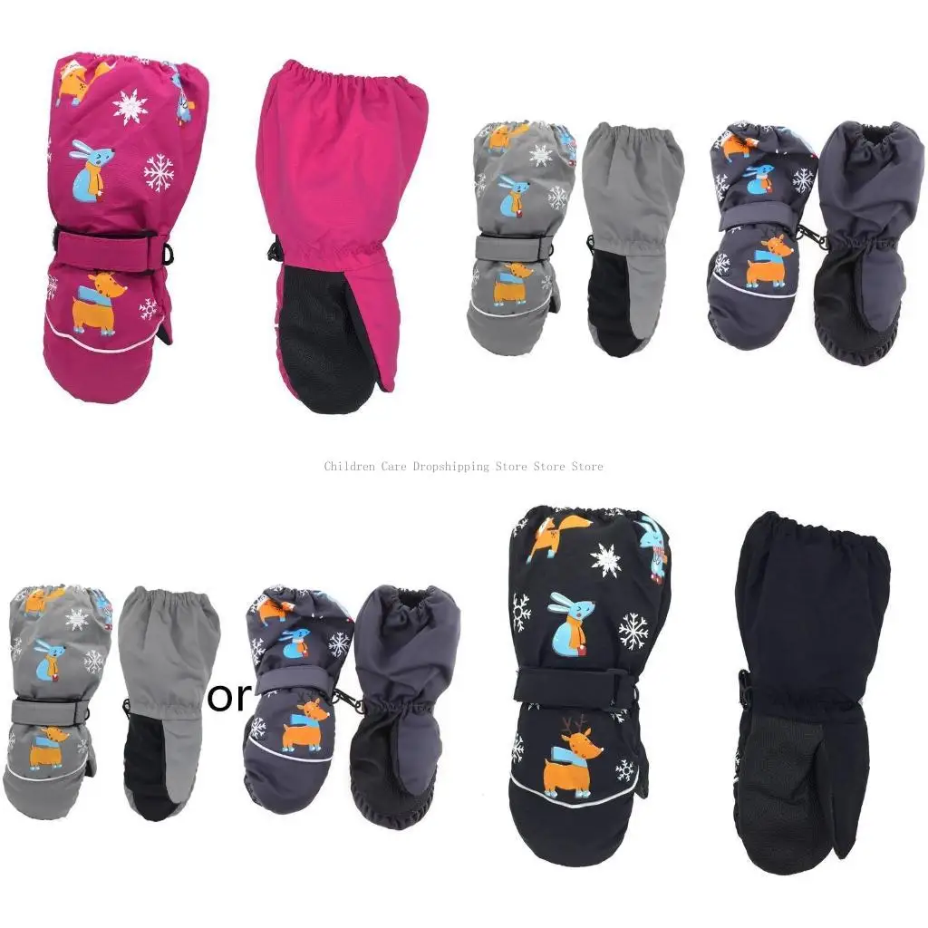 

Thin Insulate Kids Ski Gloves Winter Warm Snow Gloves Waterproof