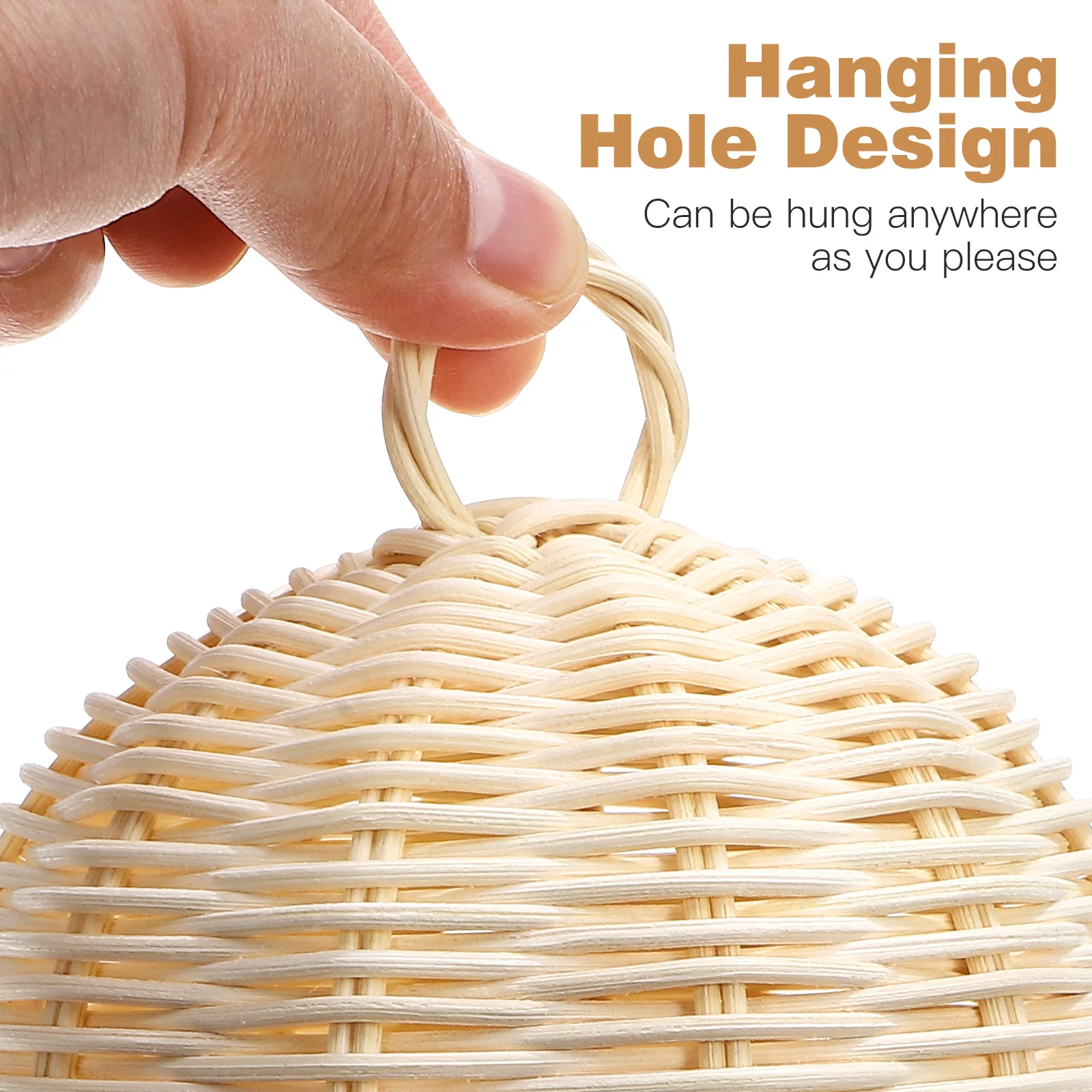 

Hot Air Balloon Rattan Lamp Shade Lampshade for Ceiling Light Bedroom Hotel Restaurant Lampshades Small