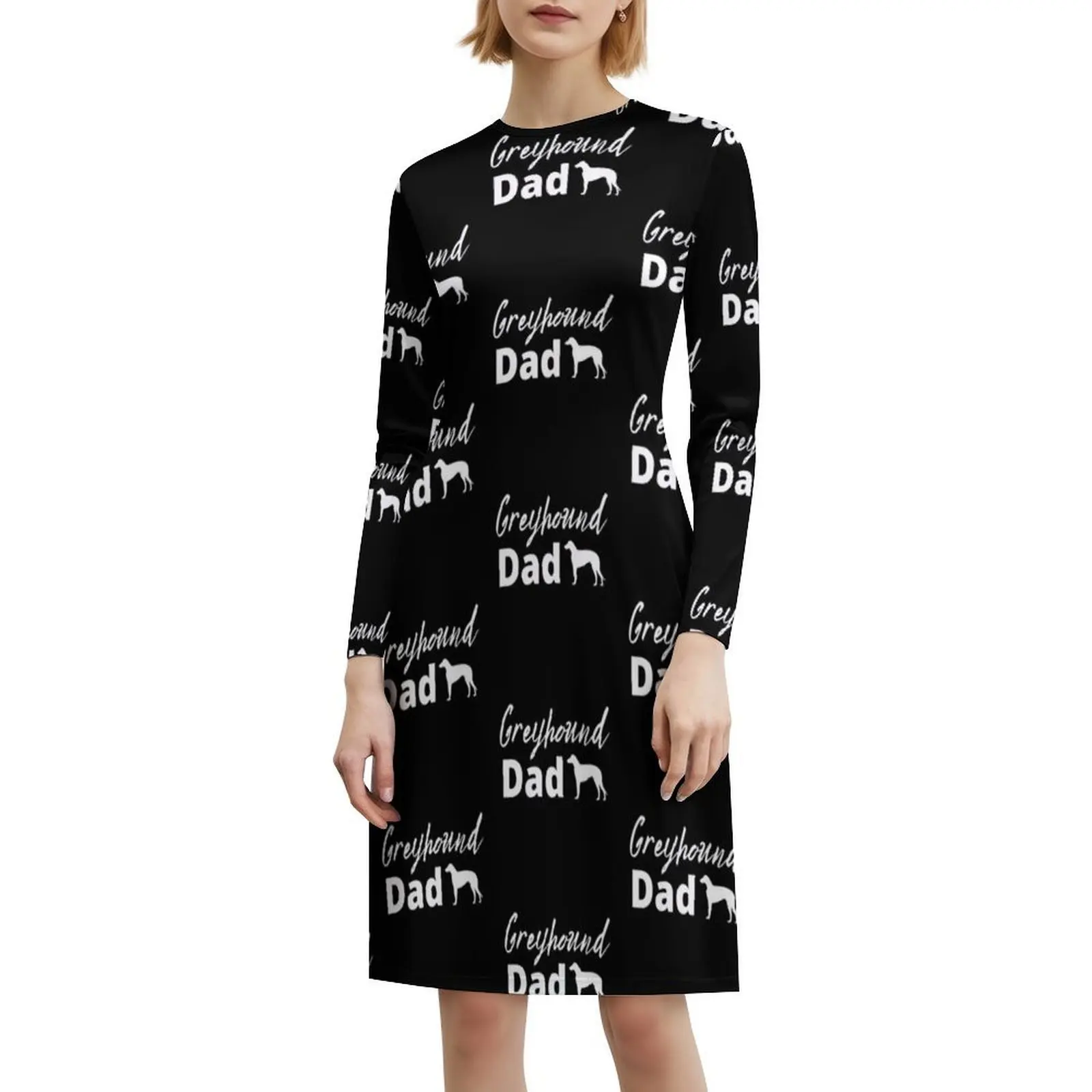 فستان السلوقي أبي بصدر مفتوح فستان أنيق للحفلات الصيفية للنساء الكلب السلوقي الكلب السلوقي أبي فستان سهرة للنساء #6