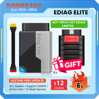 【Lifetime Free Update】KINGBOLEN EDIAG ELITE OBD2 Scanner All System Car Diagnostic Tool 15 Reset Bi directional CANFD Protocol