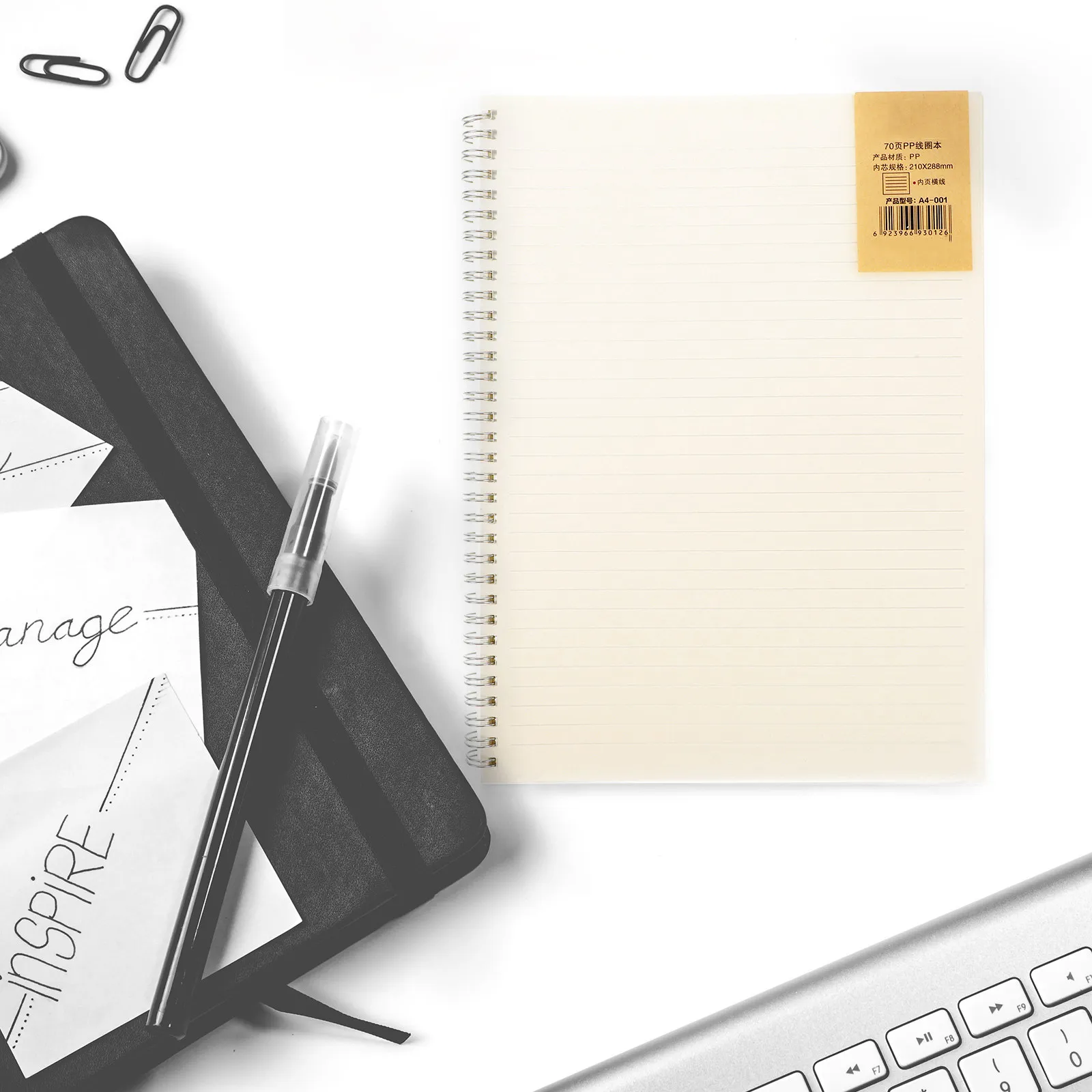 1Pcs Elegant Coil Notepad Design Smooth Writing Experience Portable Compact Size for Students Professionals School