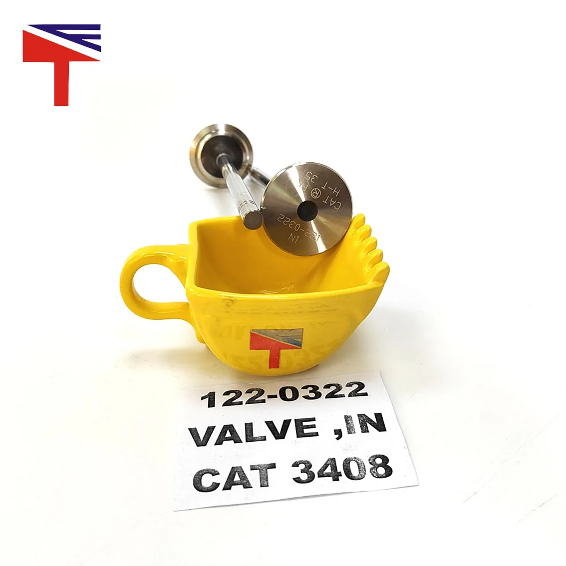 

2PCS intake valve 122-0322 is suitable for construction machinery 3408 engine parts