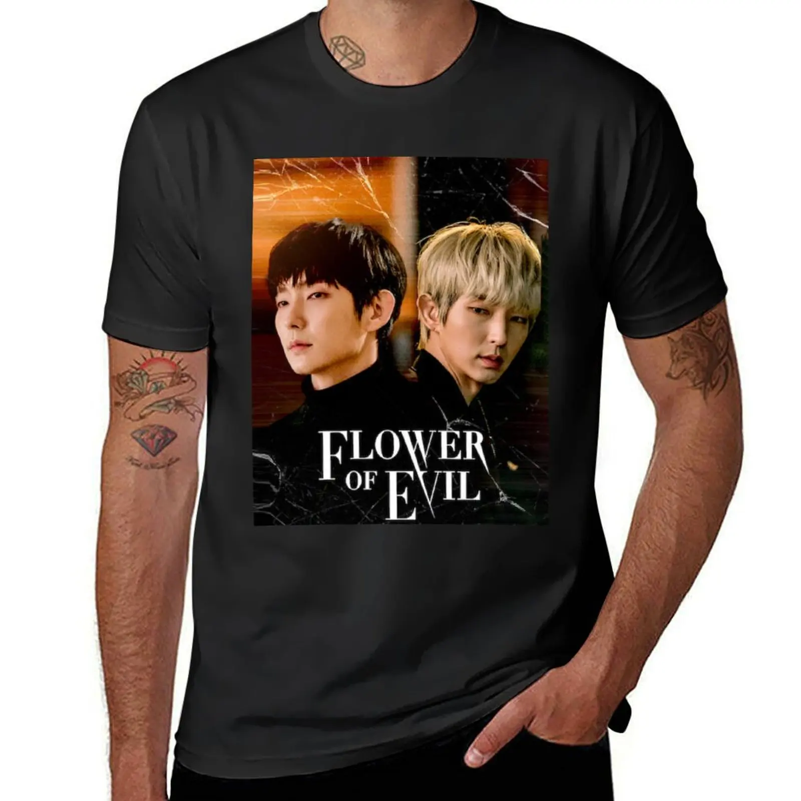 Flower of Evil Kdrama - Lee Joon Gi - Moon Chae Won T-Shirt sublime aesthetic clothes tops plain white t shirts men