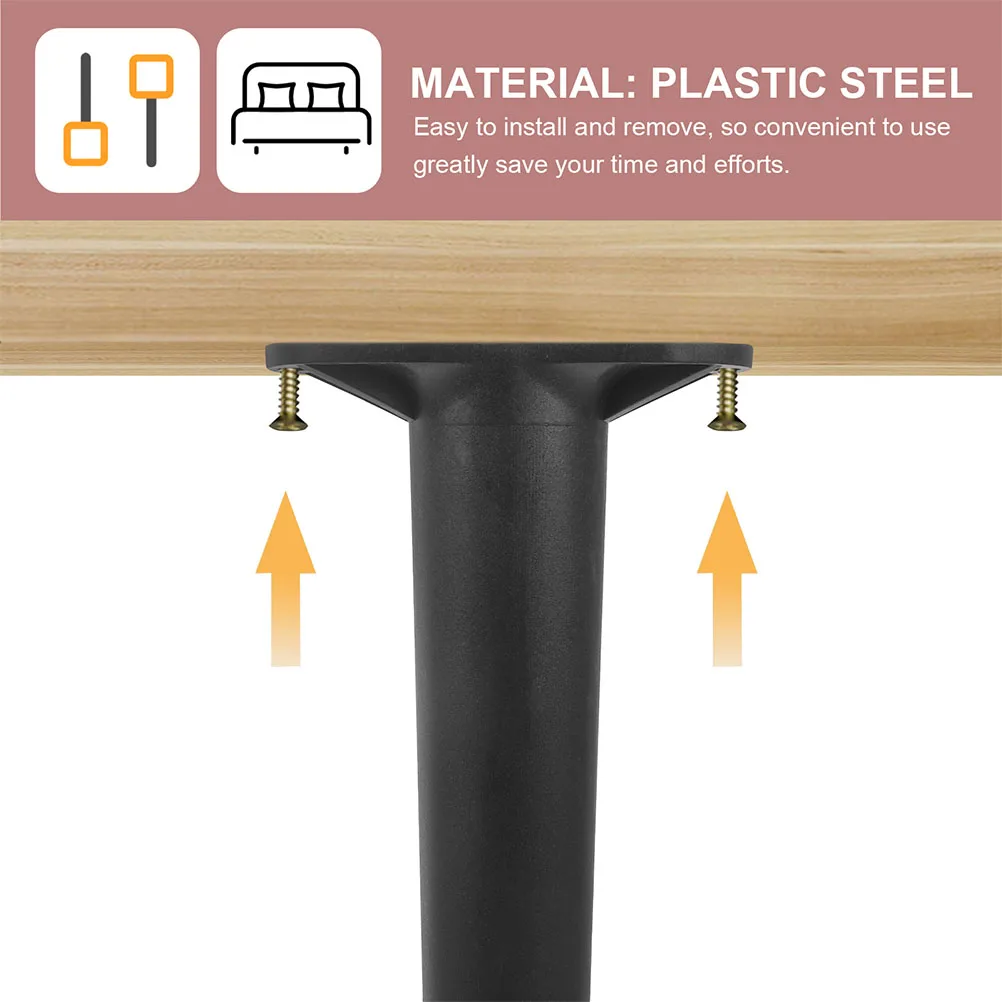 

2pcs Bed Frame Legs Replacement 18cm 20cm Adjustable Bed Support Strong Capacity Easy Install Furniture Leg Foot