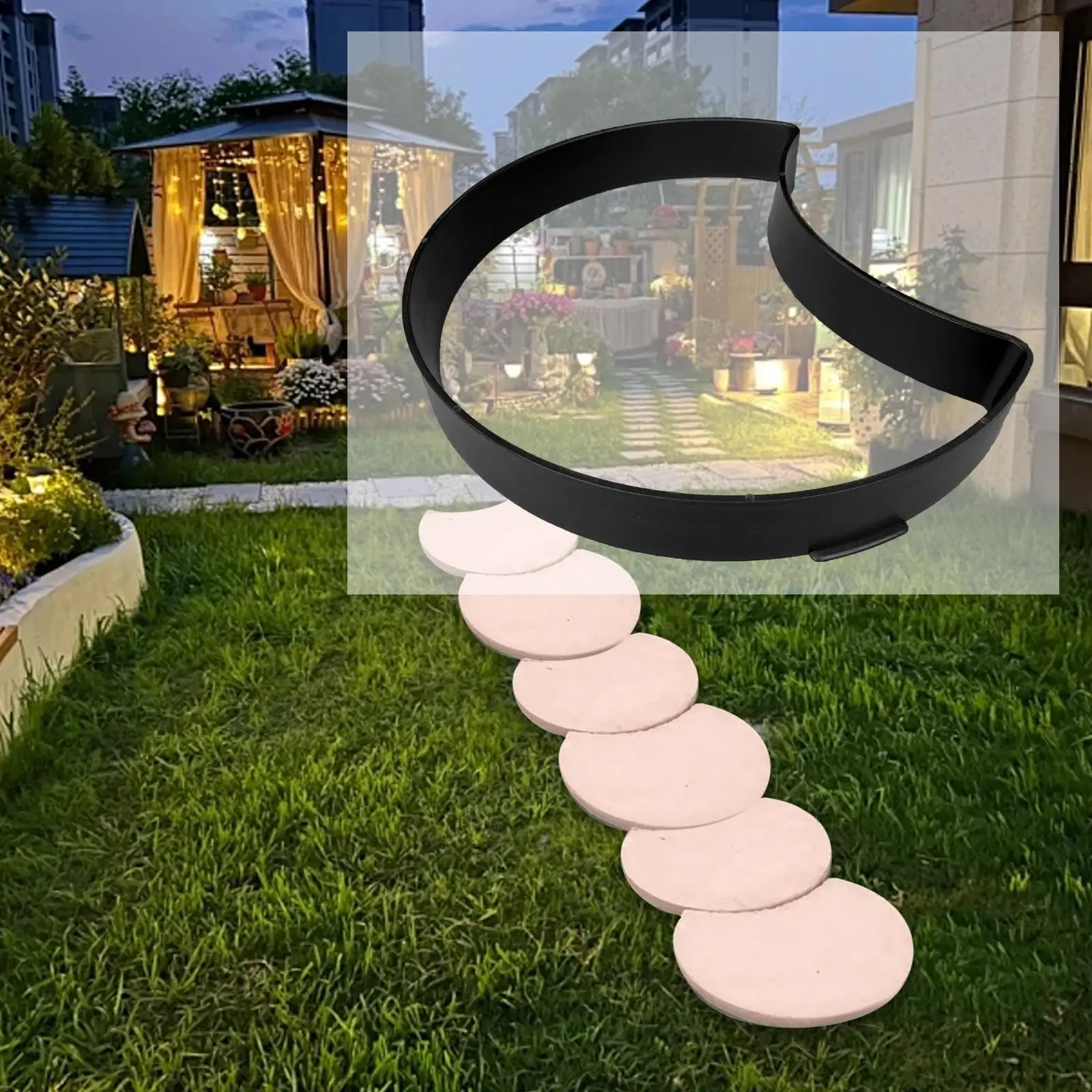 

DIY Walk Path Maker Garden Path Paving Paver for Outdoor Patio Courtyard