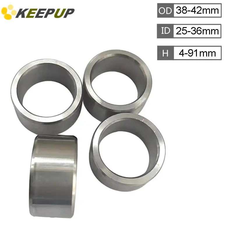 Steel Gasket Washer Spacer Bearing OD 38-42mm ID 25-36mm Industrial Spacer for Home Furniture Bicycle Repair DIY