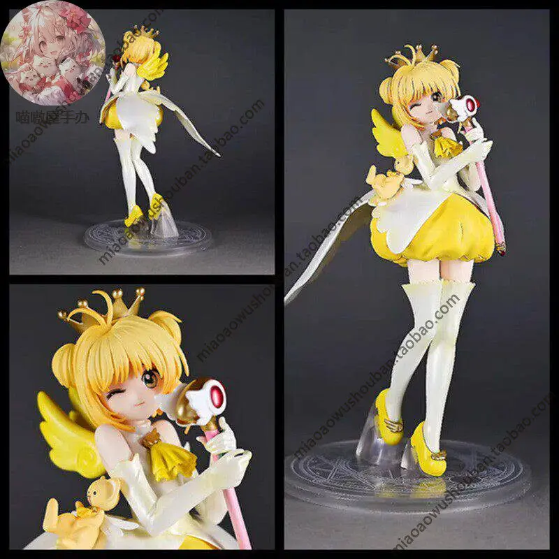 

Фигурка Сакуры Киномото (Cardcaptor Sakura) GK с Керо: Красивая аниме-девушка, модная игрушка, украшение для стола, сувенир для фанатов отаку