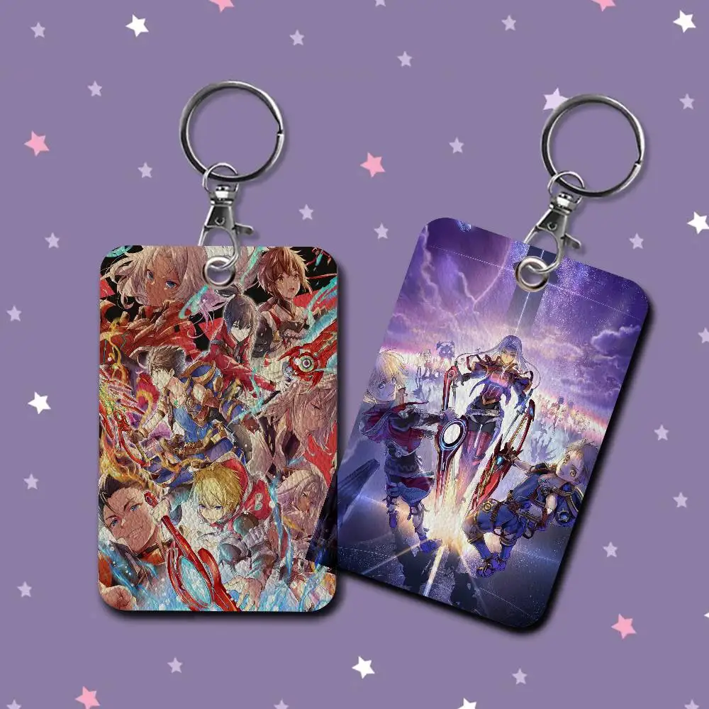 أنيمي زينوبليد سجلات مكتب التموين الرجال والنساء بطاقة الائتمان Keyrings بطاقة الطالب حامل بطاقات التعريف الشخصية بطاقة حامل الاعتماد