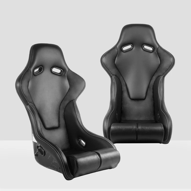 High Quality High Performance Apex Carbon Fiber PU Leather Full Bucket Racing Sport Car Seat Premium Auto Modification Parts