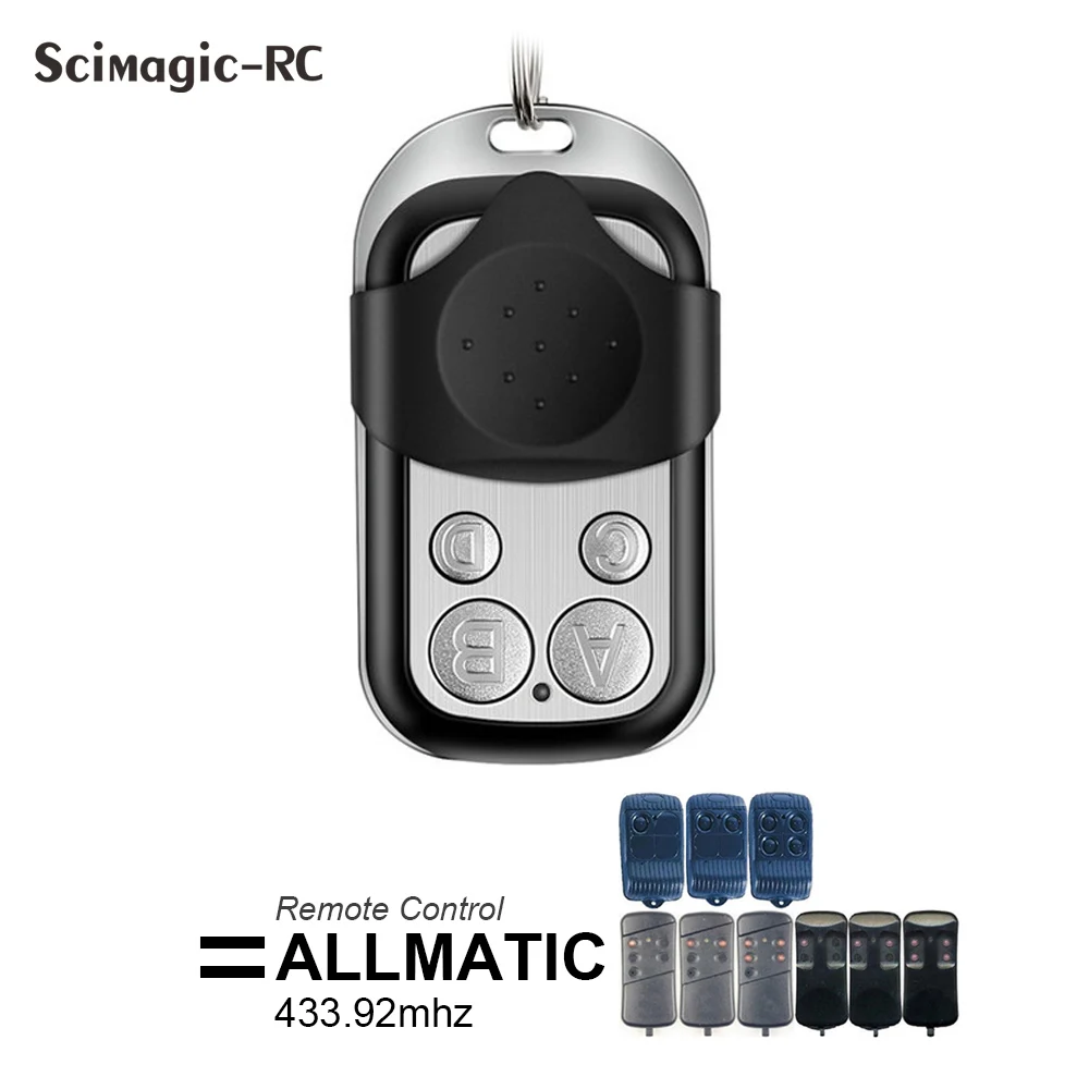 

Copy ALLMATIC Remote Control ARMY1 ARMY2 ARMY4 AEMX1 AEMX2 AEMX4 Garage Gate Door Opener 433mhz Fixed Code ALLMAITC Transmitter