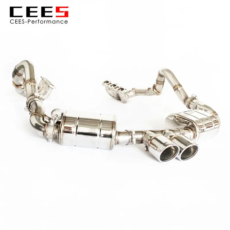 

CEES Catback exhaust For PORSCHE CAYMAN (987) 2.7 2.9 3.4 2005- High Performance 304 Stainless Steel Exhaust Manifold Downpipe