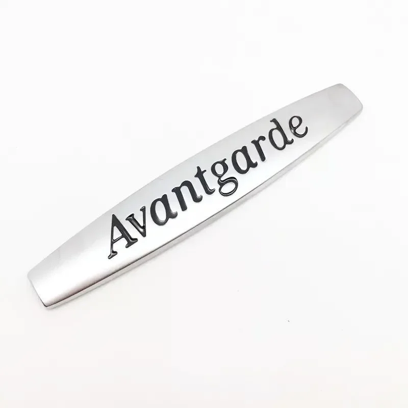 3D Metal Avantgarde Car Fender Side Emblem Badge Decal Rear Trunk Sticker For Mercedes-benz Mercedes Benz Styling Accessories