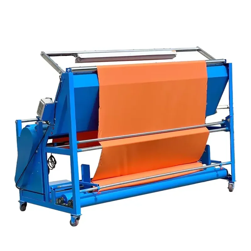 for Auto Textile Cloth Fabric Roll Inspection Measuring Cutting Machine