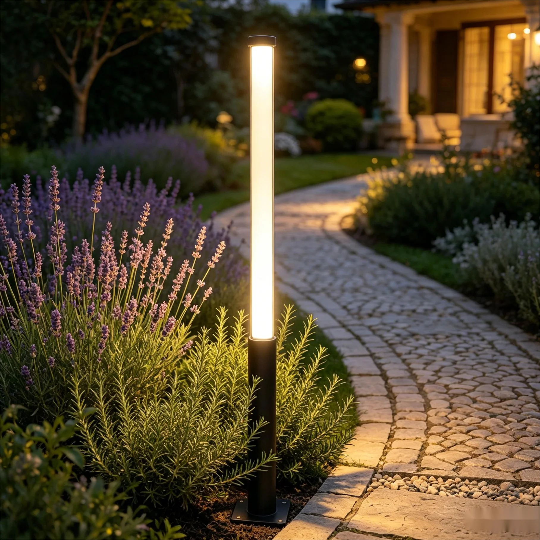 Morden IP65 Waterproof Aluminum 1.2M Pathway Street Light 40W Customized Outdoor High Pole LED Garden Lights