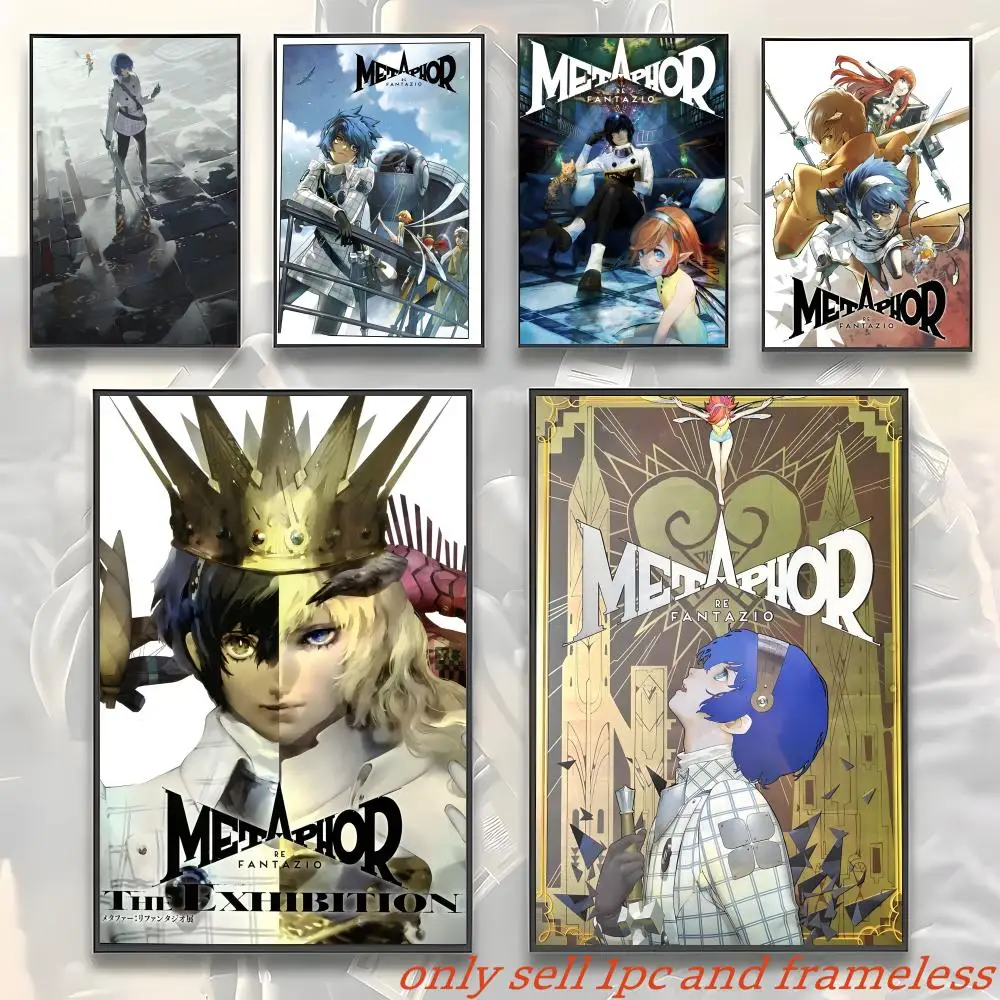 Legend JRPG Metaphor ReFantazio-Game Poster Gift with prints Home bedroom living room decoration promotion and display