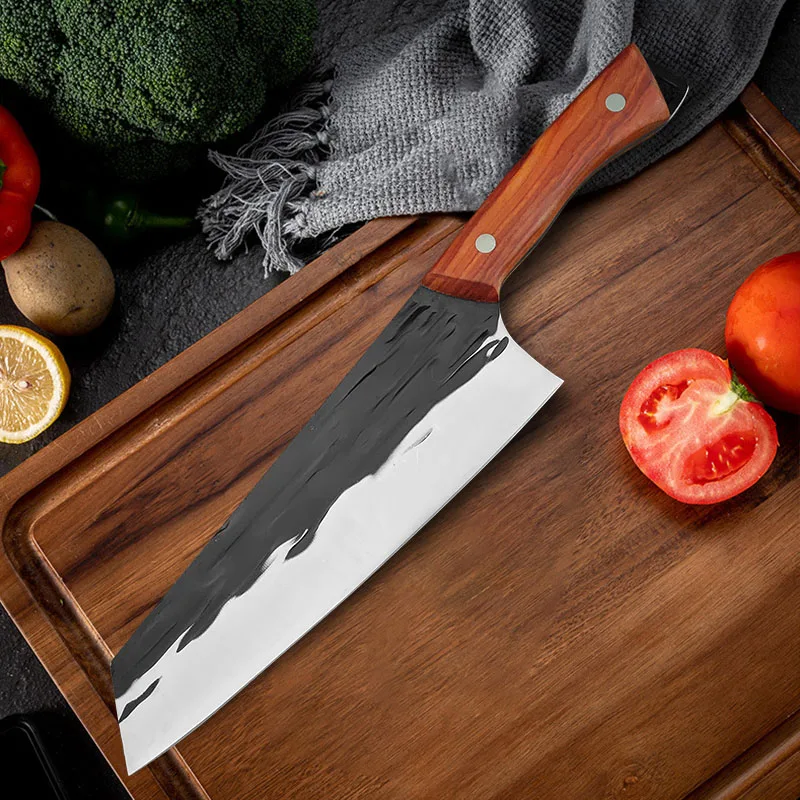 Professional Kitchen Chef\'s Knife Stainless Steel Boning Chopper Butcher Beef Meat Cleaver Vegetable Cutter Kitchen Knives