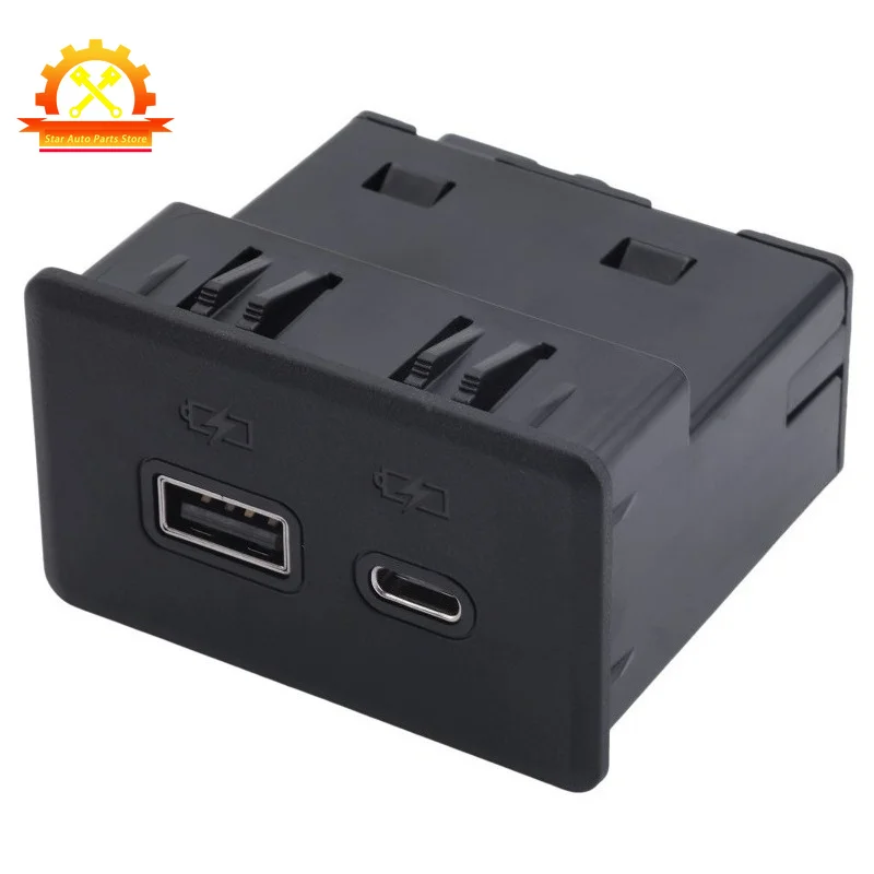 13525889 13525891 13536385 13540949 USB-C Port Dual Charge Receptacle For Chevrolet Silverado 3500 GMC Cadillac 2500HD 3500HD