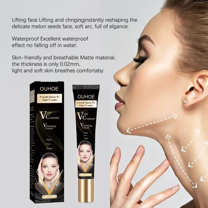 V-Shaped Face Cream Lift Firm Remove Double Chin To Create A Small V Face Anti-Aging Beauty Massage