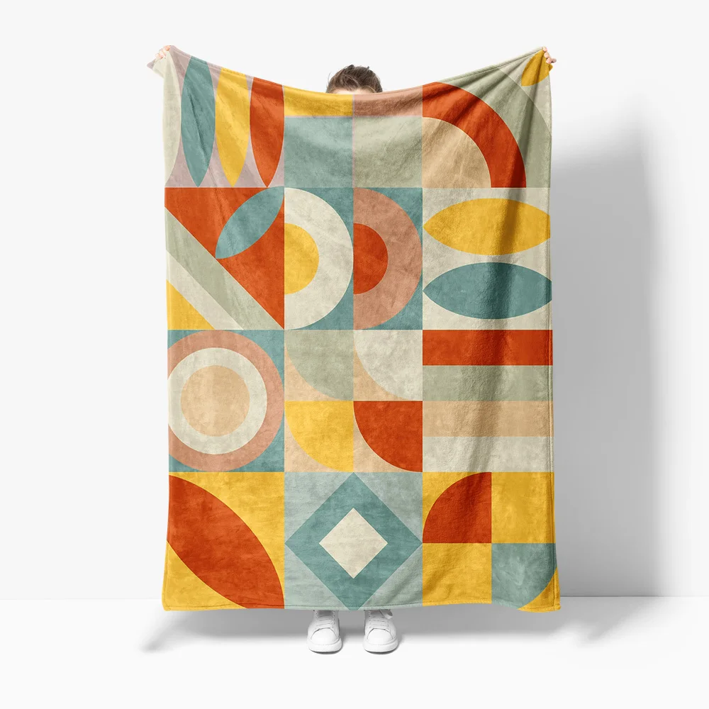 

Одеяло с геометрическим узором, диван-кровать, мягкое теплое декоративное одеяло для гостиной, спальни, детский подарок