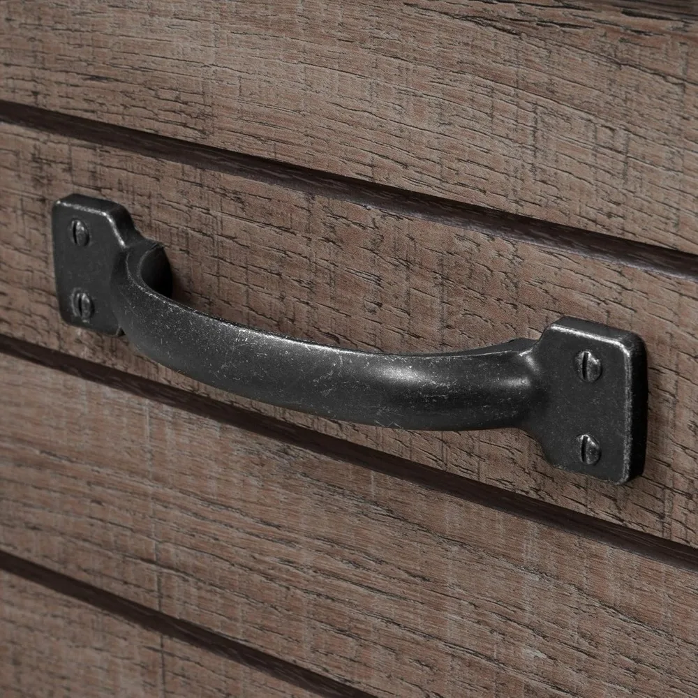 South Shore Ulysses Twin Mates Lit Fall Chêne