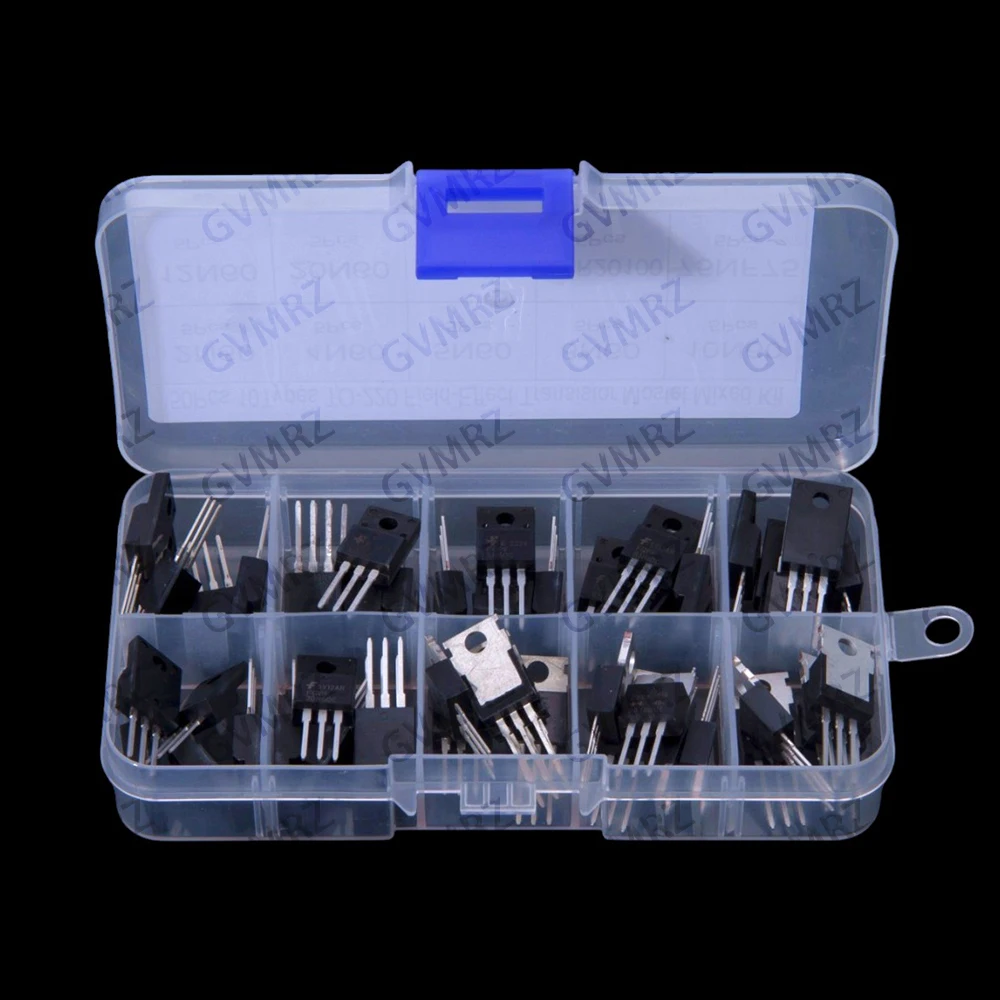 10Values 8N60 10N60 ​​50PCS 2N60 4N60 5N60 8N60 10N60 12N60 Field Effect Transistor Package TO-220 20N60 13003 MBR20100 75NF75